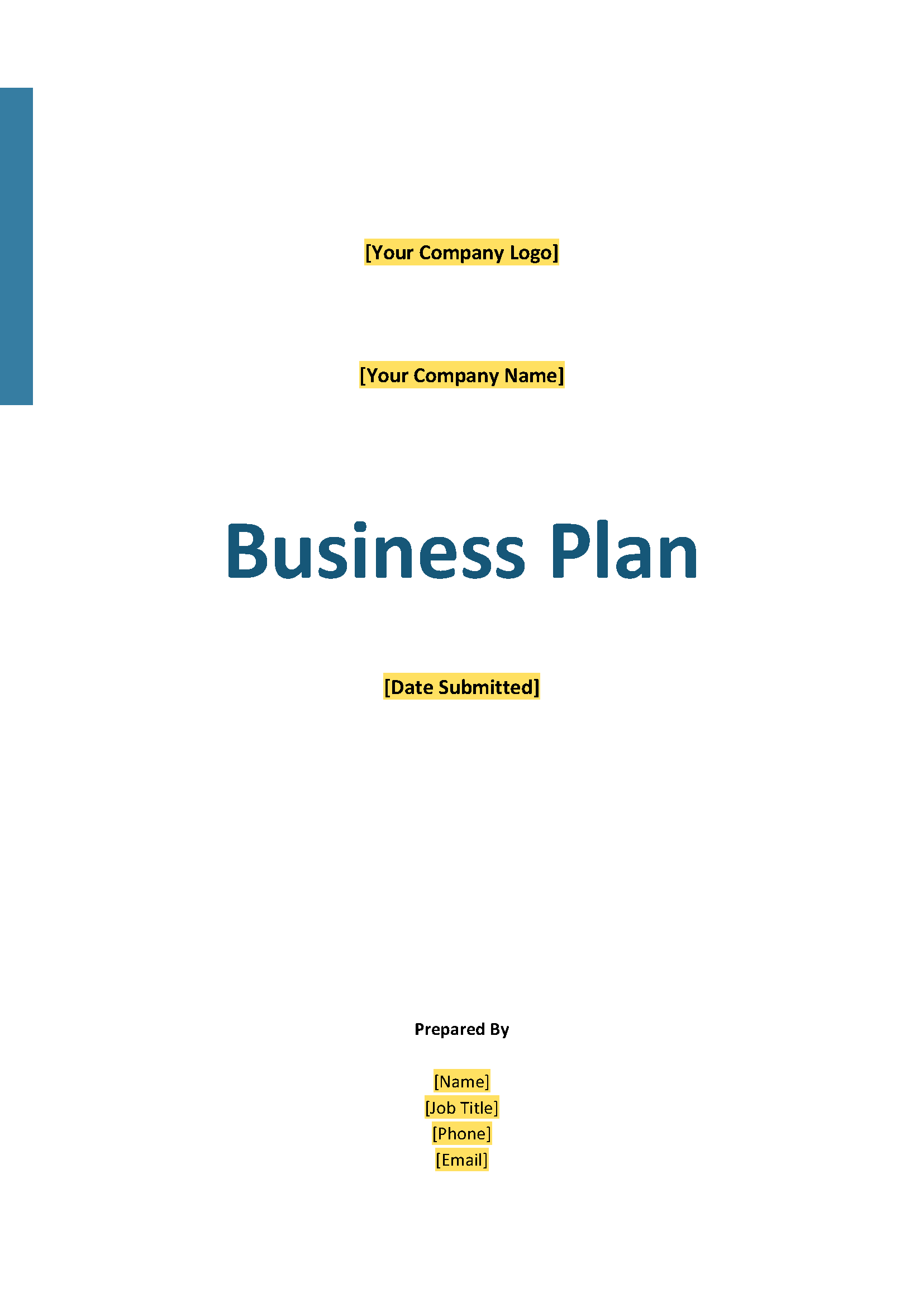 22 - IT Consulting Business Plan Template